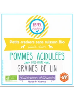 Biscuits Pomme Pour Chien Happy Crackers