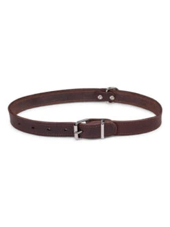 Collier Cuir Huilé Brun Vadigran