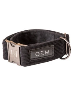 Collier En Velours Cotelé GEM -Chien Produits Boutique collier en velours cotele gem sellerie chien 2