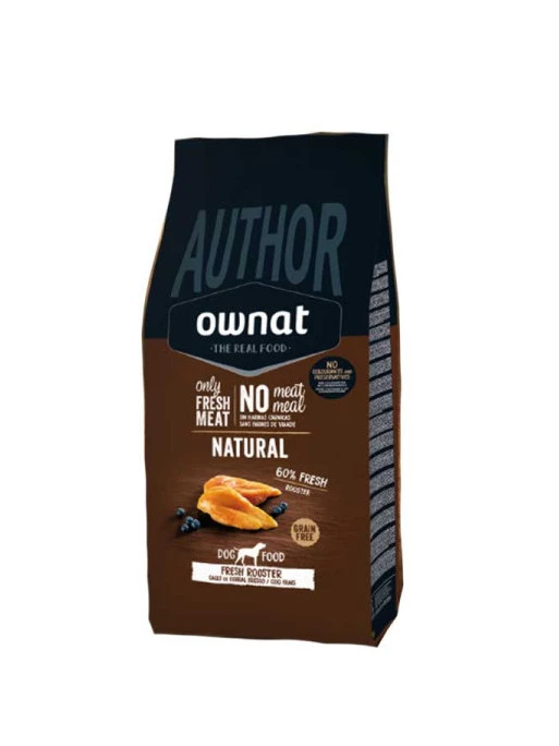 Croquettes Author Fresh Rooster 3kg Ownat 1 Croquettes Author Fresh Rooster 3kg Ownat