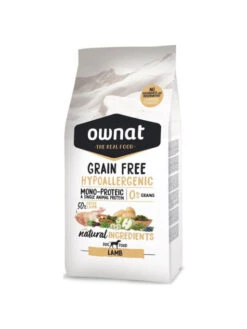 Croquettes Grain Free Hypoallergenic Lamb Ownat 3 Kg