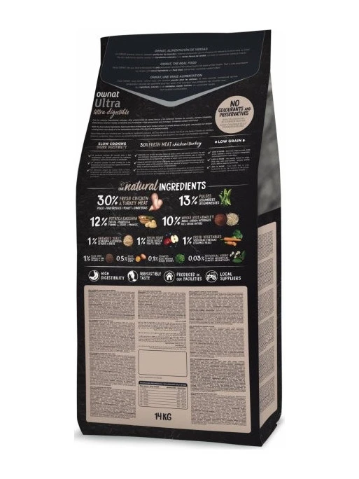 Croquettes Ultra Medium AdultOwnat 14kg 2 Croquettes Ultra Medium AdultOwnat 14kg – Image 2
