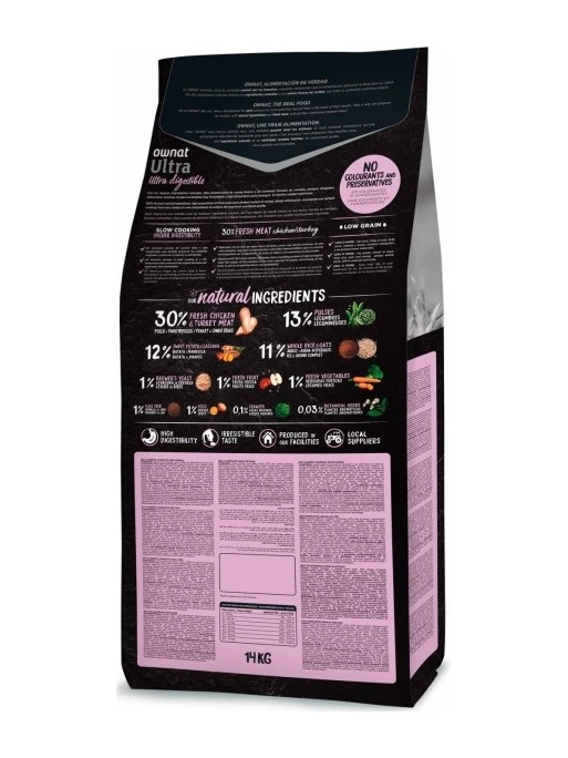 Croquettes Ultra Medium Stérilisé Ownat 14kg 2 Croquettes Ultra Medium Stérilisé Ownat 14kg – Image 2