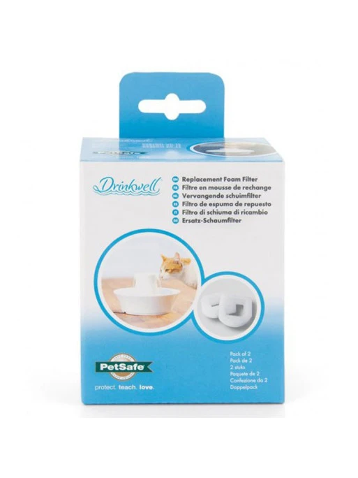 Filtres Mousse Fontaine 360 Drinkwell PetSafe 2 Filtres Mousse Fontaine 360 Drinkwell PetSafe – Image 2