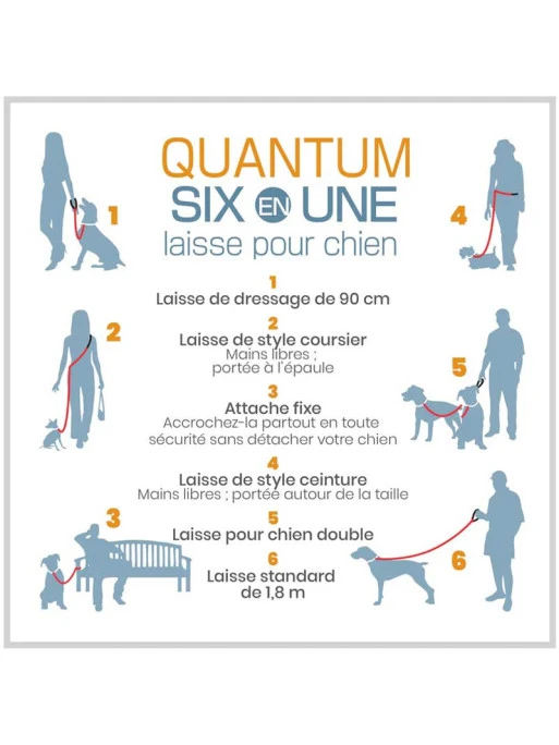 Laisse 6 En 1 Quantum Kurgo 2 Laisse 6 En 1 Quantum Kurgo – Image 2