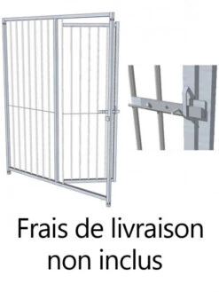 Panneau De Chenil à Barreau Avec Porte