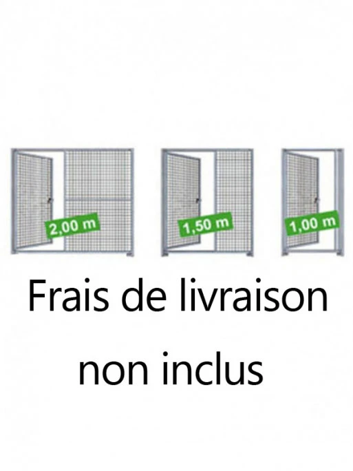 Panneau De Chenil Grillagé Avec Porte 1 Panneau De Chenil Grillagé Avec Porte