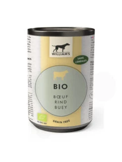 Pâtée Bio William's Au Bœuf 400g