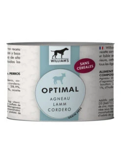 Pâtée William's Optimal à L'agneau 200g