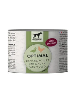Pâtée William's Optimal Au Canard/poulet 200g
