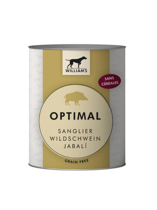 Pâtée William's Optimal Au Sanglier 800g 1 Pâtée William's Optimal Au Sanglier 800g