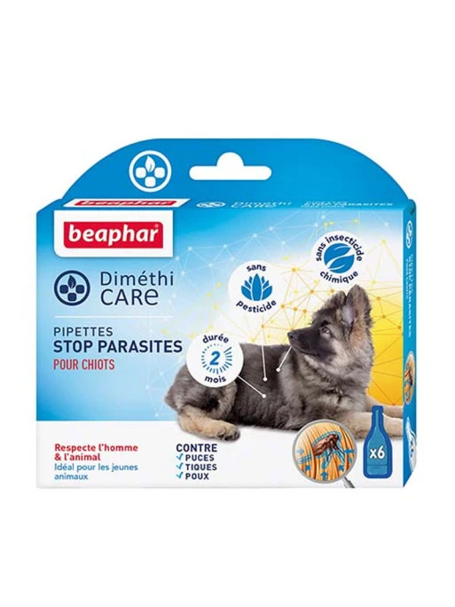 BEAPHAR Pipettes Antiparasitaires Diméthicare Chiot Béaphar 1 BEAPHAR Pipettes Antiparasitaires Diméthicare Chiot Béaphar
