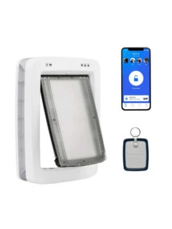 Porte Connectée SmartDoor Petsafe -Chien Produits Boutique porte connectee smartdoor petsafe habitacle animal 7