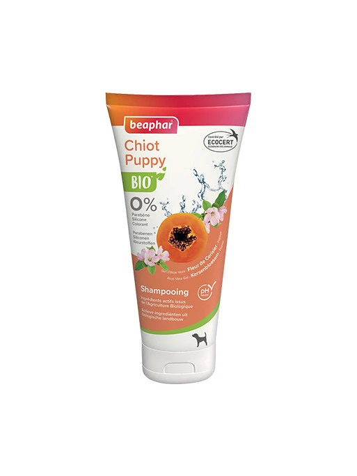 Shampoing écocertifié Pour Chiot 200ml Beaphar 1 Shampoing écocertifié Pour Chiot 200ml Beaphar
