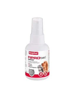 BEAPHAR Spray Antiparasitaires Chien Et Chat Fiprotec 100ml Béaphar