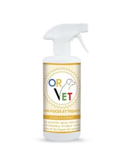 Spray Or-Puces Et Tiques 500ml Or-Vet